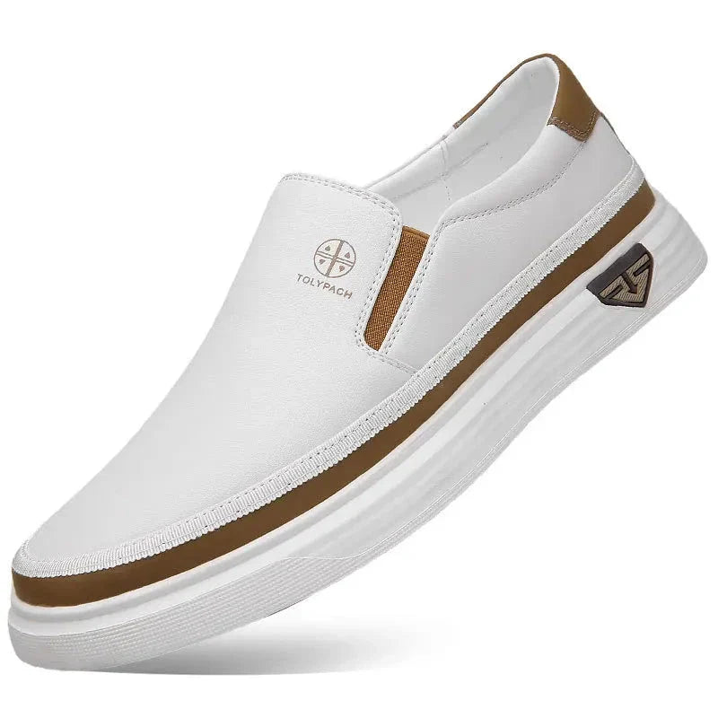 Men's Casual Leather Sneakers – Vittorio Rivano