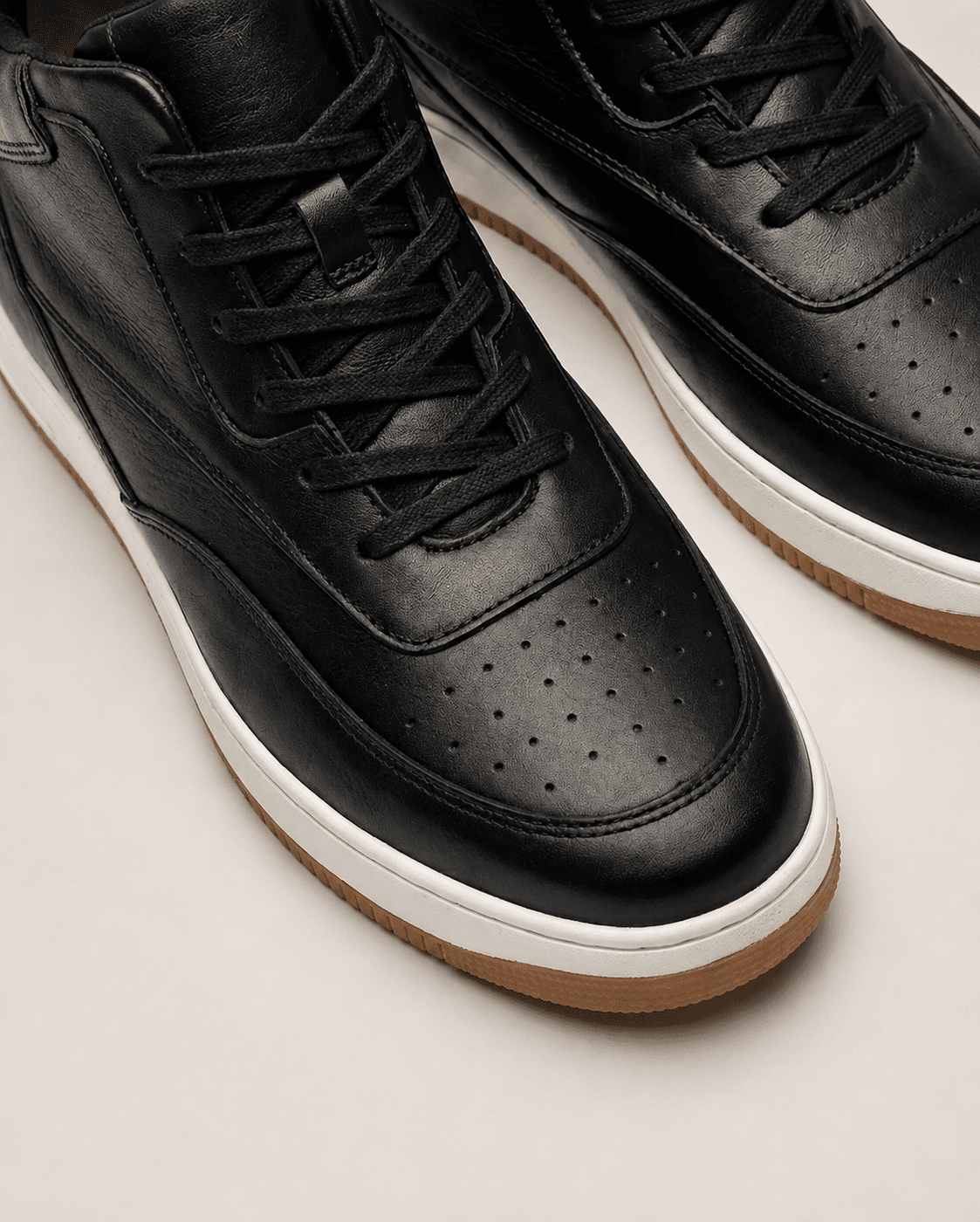Height-Increasing Ascenzo Casual Leather Sneakers