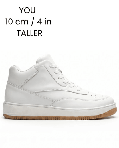 Height-Increasing Ascenzo Casual Leather Sneakers