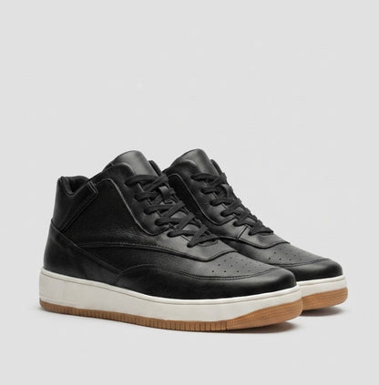 Height-Increasing Ascenzo Casual Leather Sneakers