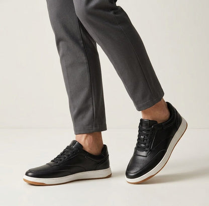 Height-Increasing Ascenzo Casual Leather Sneakers