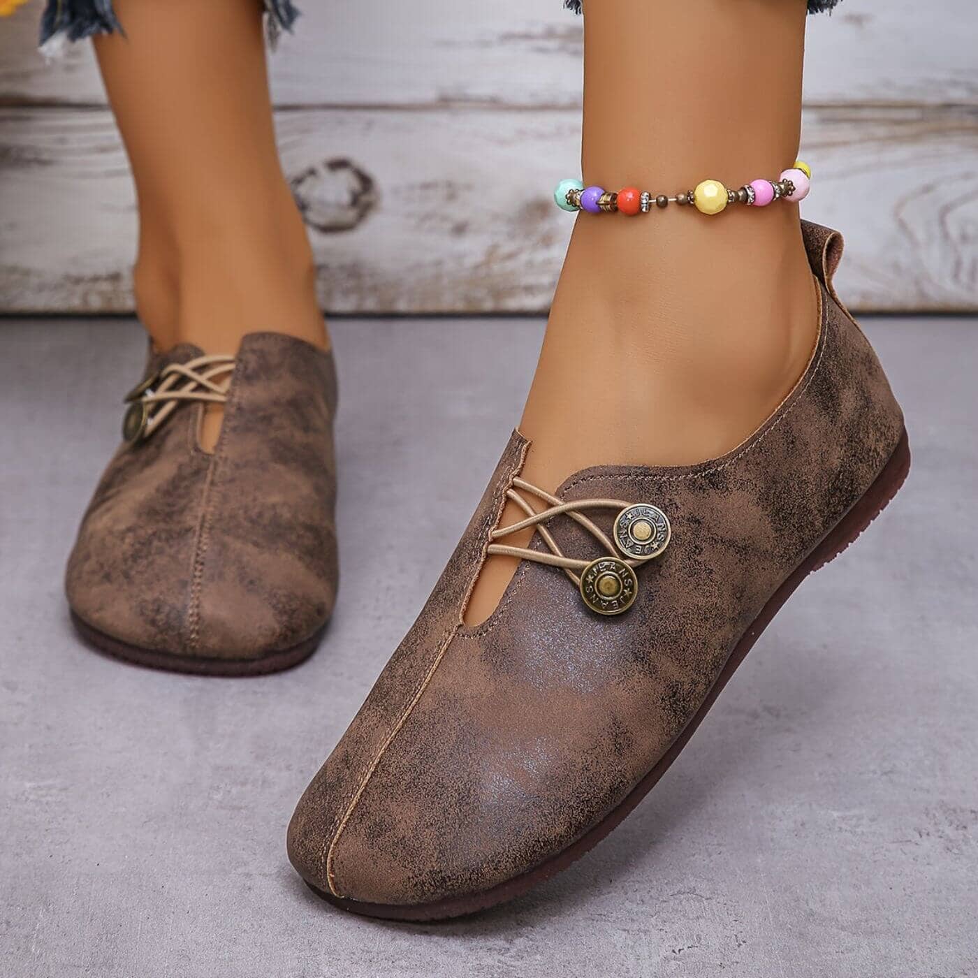 Belle Tessara – Retro-Style Women's Flats