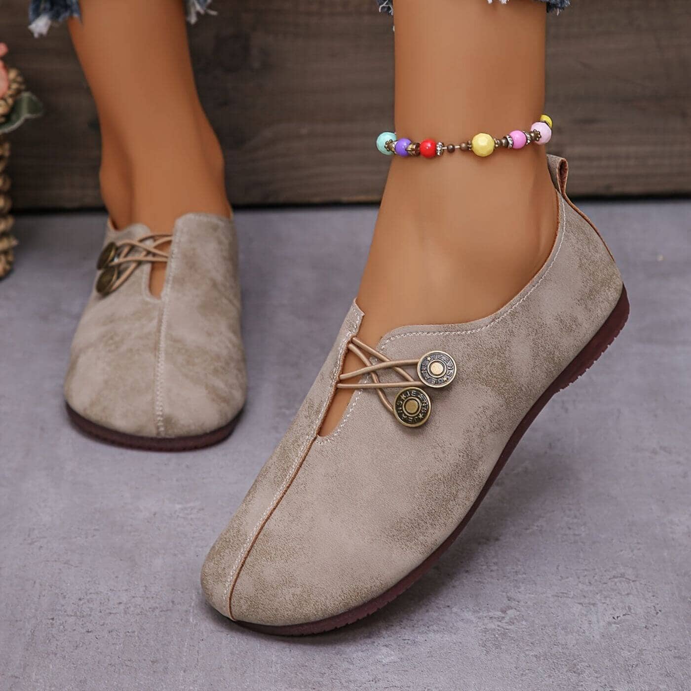 Belle Tessara – Retro-Style Women's Flats