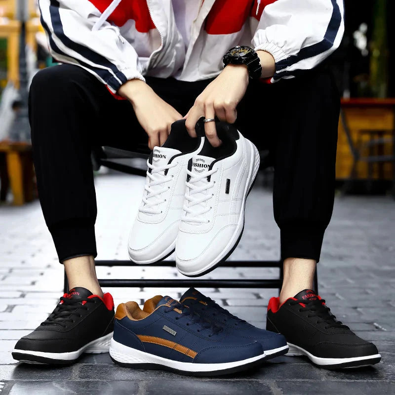 CasualFlex Leather Sneakers