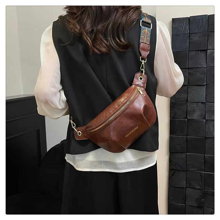 Estelle Retro Leather Crossbody Vintage Bag