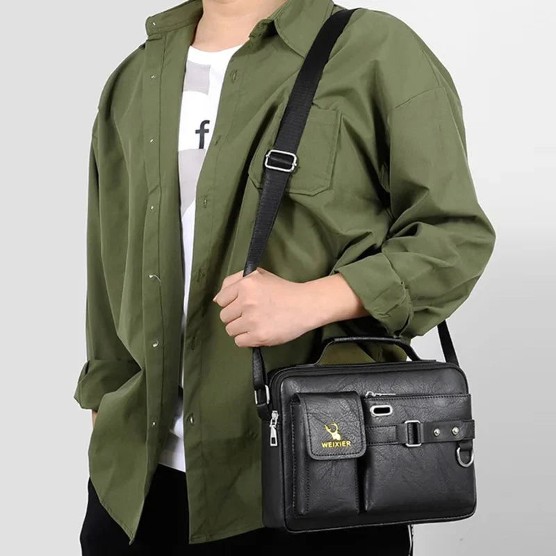 Weixier Classic Men's Leather Bag