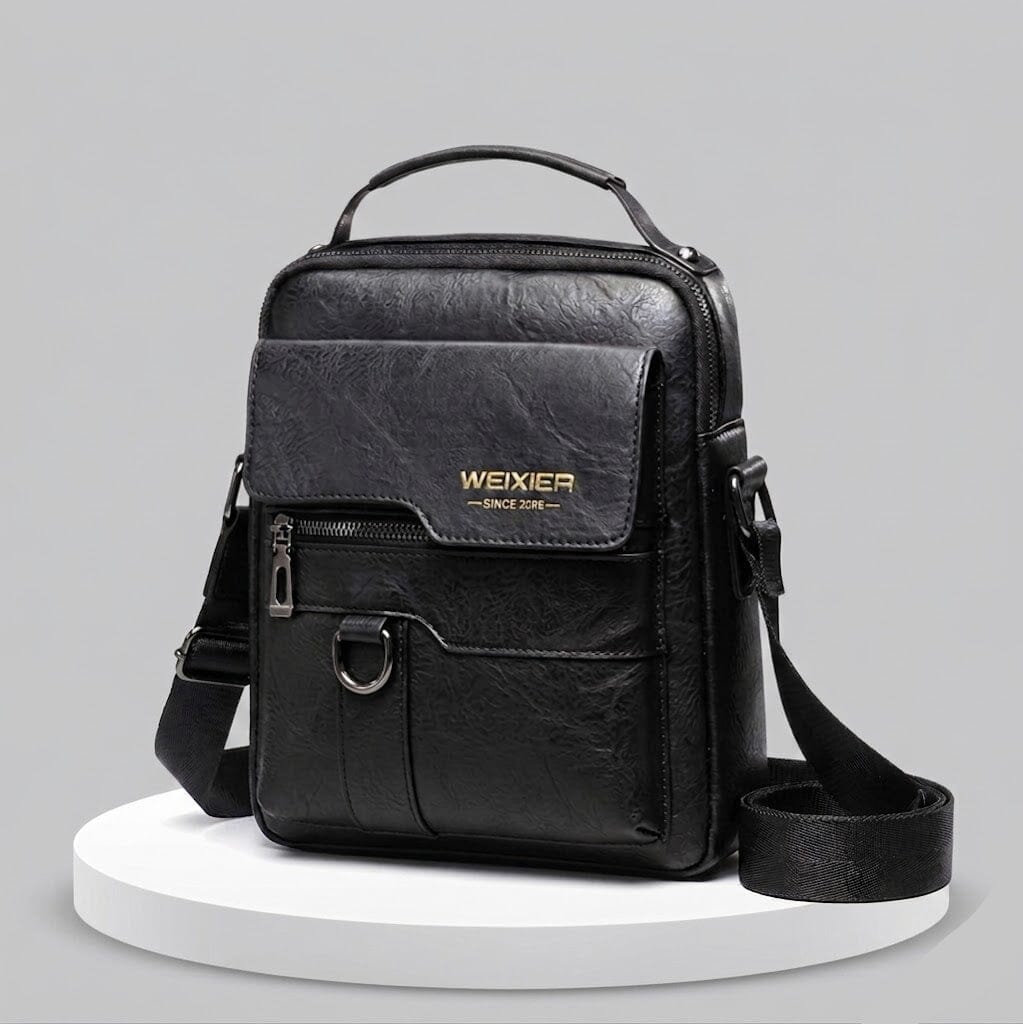 Forgeweix Men's Leather Crossbody Bag