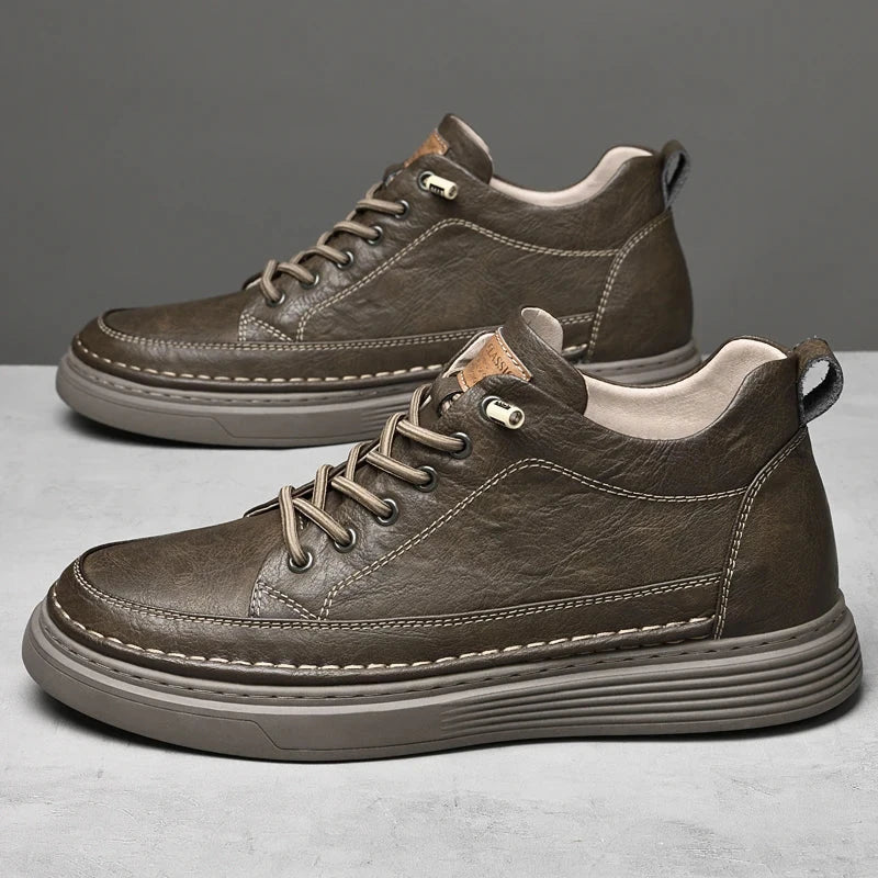 Zenon Casual Leather Sneakers