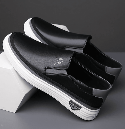 Men's Casual Leather Sneakers – Vittorio Rivano