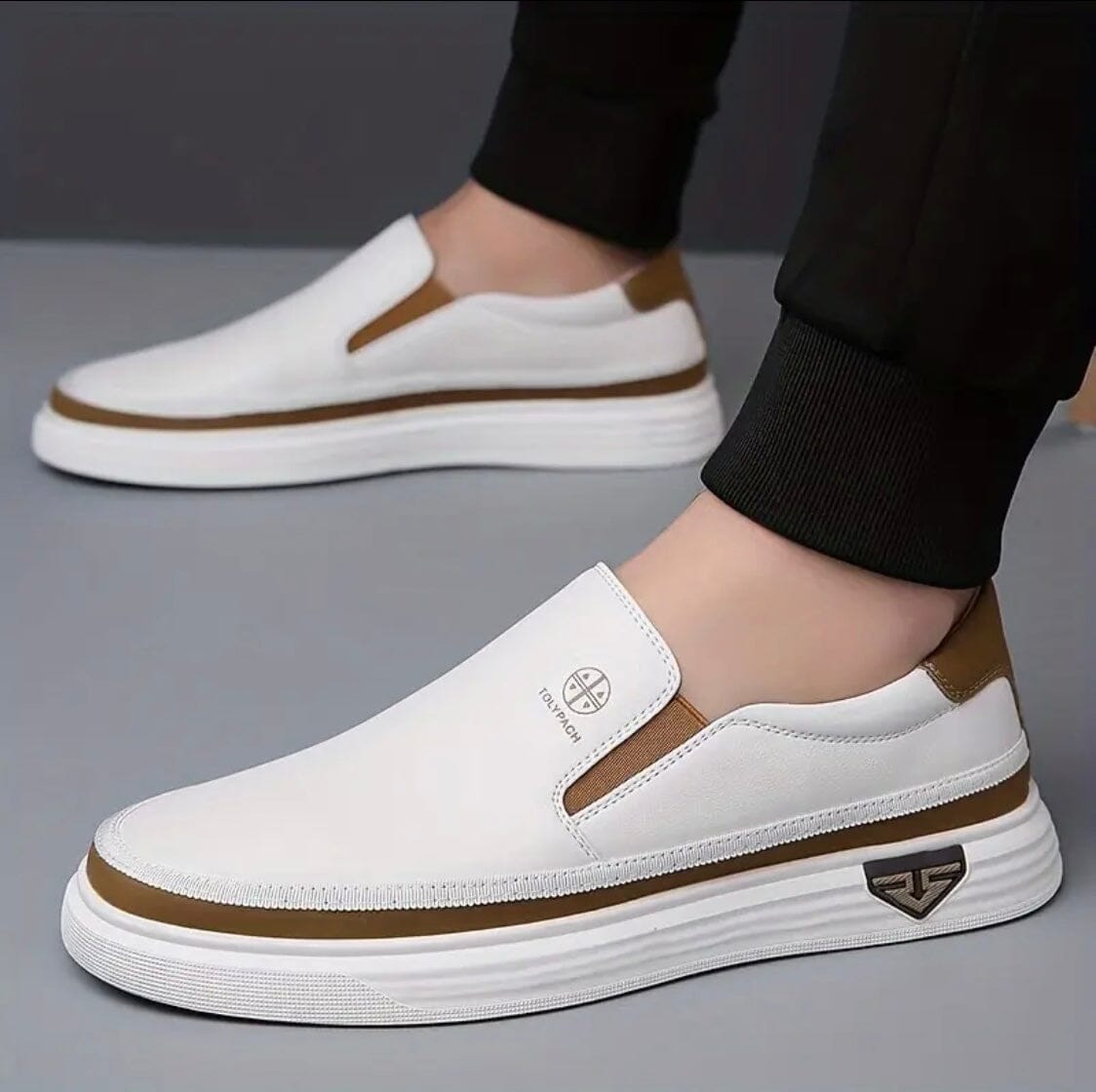 Men's Casual Leather Sneakers – Vittorio Rivano