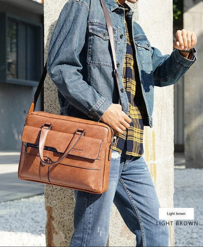 Men's Leather Briefcase Bag Wex
