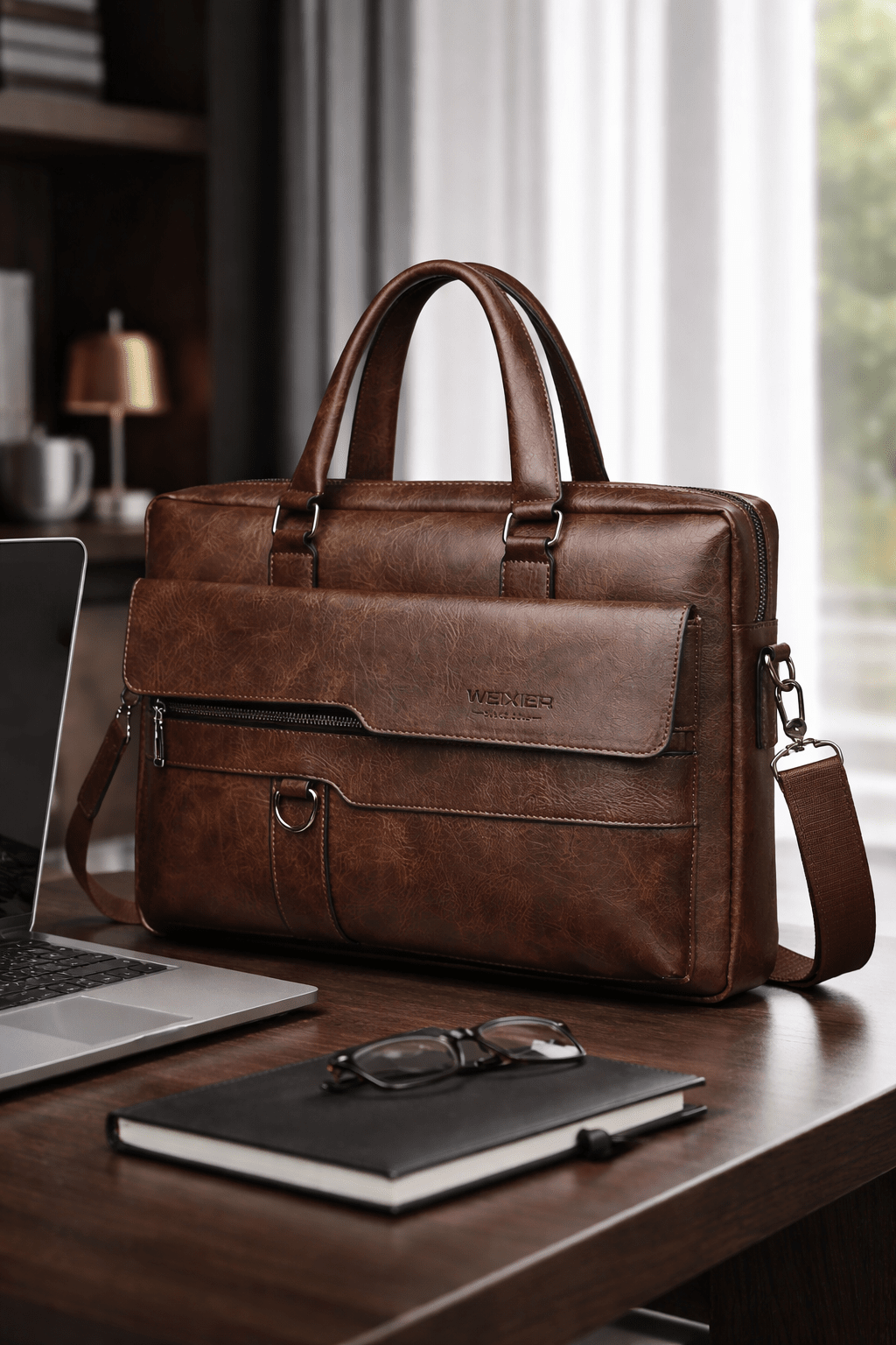 Men's Leather Briefcase Bag Wex