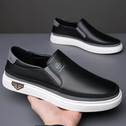 Men's Casual Leather Sneakers – Vittorio Rivano