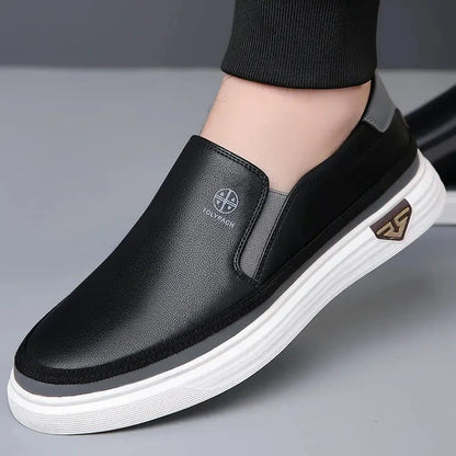 Men's Casual Leather Sneakers – Vittorio Rivano