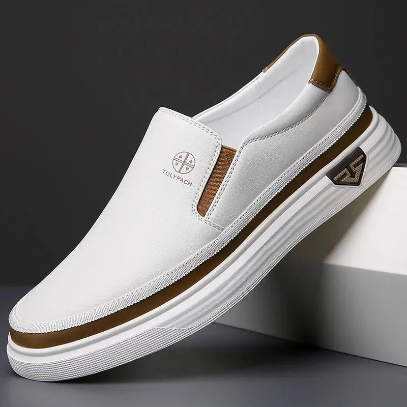 Men's Casual Leather Sneakers – Vittorio Rivano