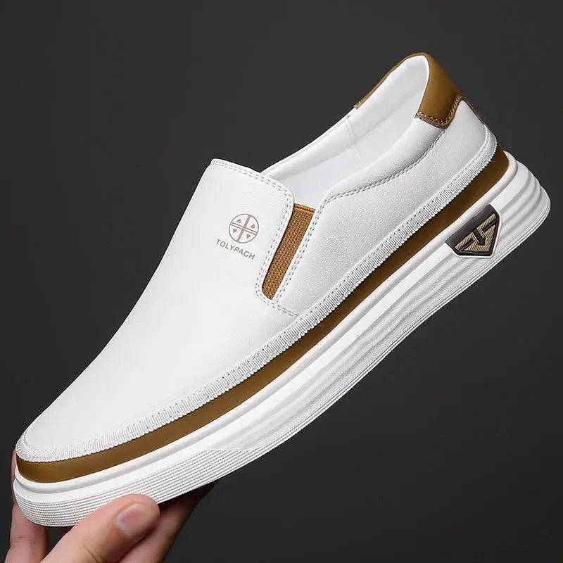 Men's Casual Leather Sneakers – Vittorio Rivano