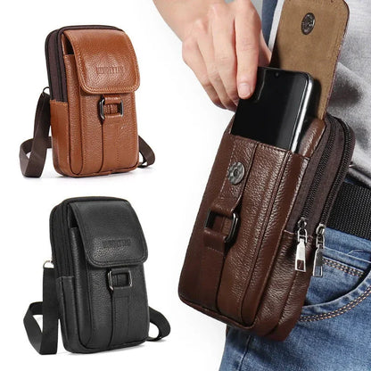 Premium Leather Waist Bag Maverick
