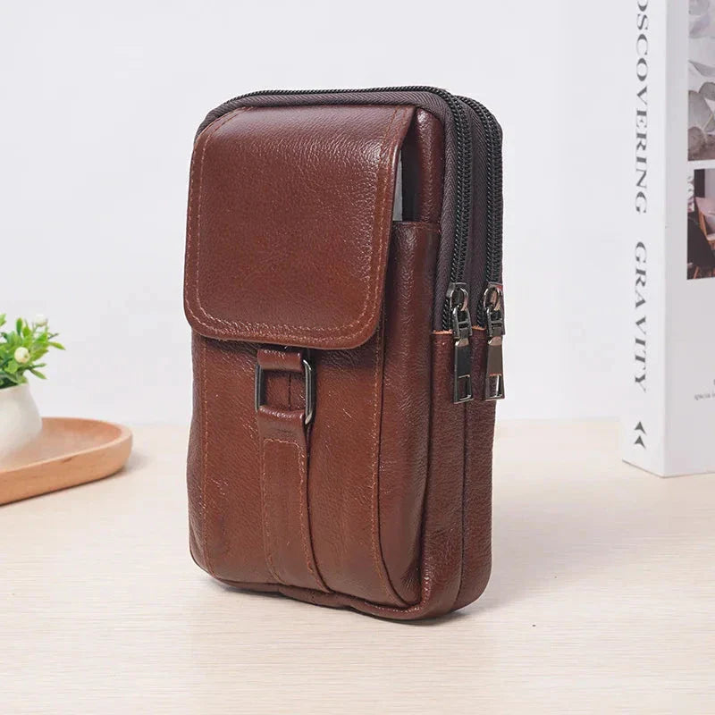 Premium Leather Waist Bag Maverick
