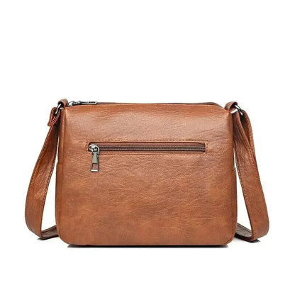 Vintage Women's Shoulder Bag, Soft Leather 'Love' Crossbody