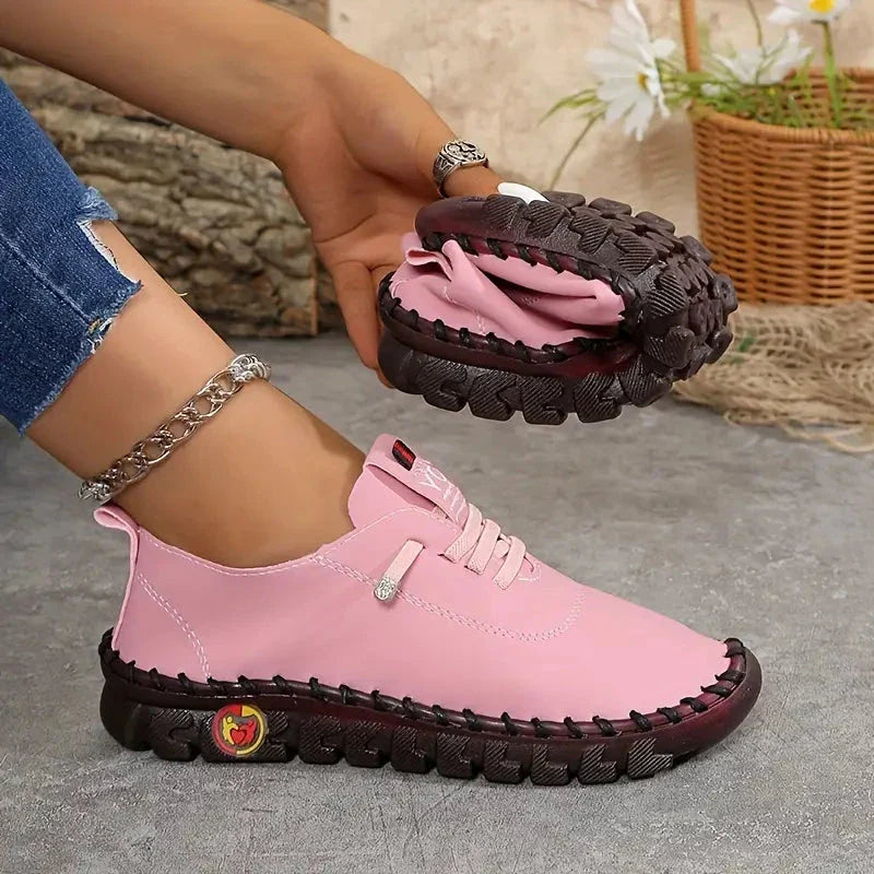 Women's Soft Leather Sneakers